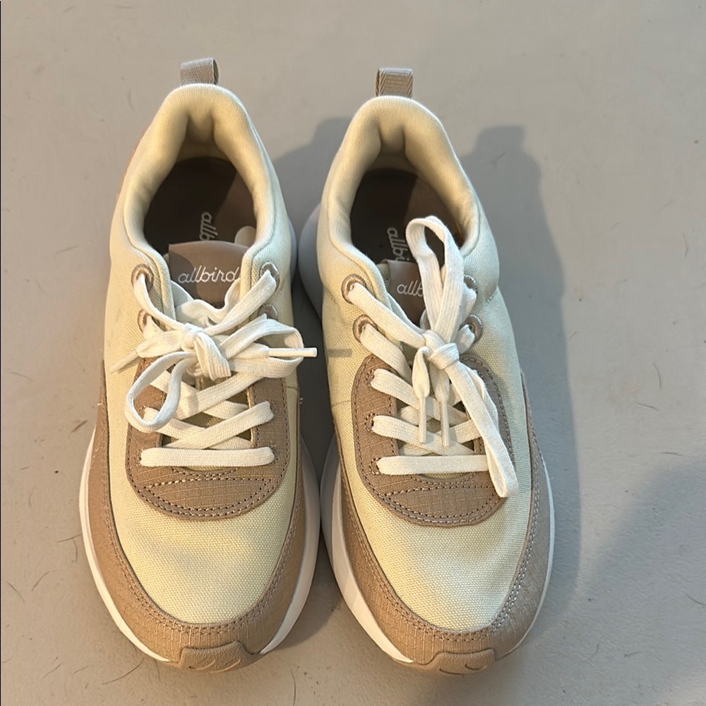 Allbirds Cream and Tan Women's Sneakers